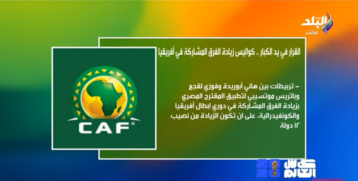 زيادة عدد الاندية في دوري ابطال افريقيا