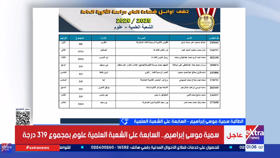 الطالبة سمية موسى إبراهيم