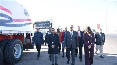 وزارة التموين تطلق القافلة المساعدات رقم (15) إلى قطاع غزة