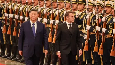 ماكرون في الصين لإعادة بناء الثقة وضبط الميزان التجاري 