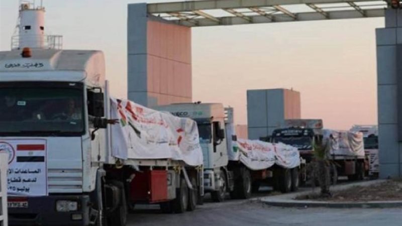 دخول المساعدات الى