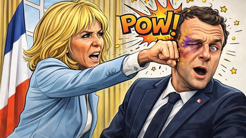 إصابة ماكرون تثير