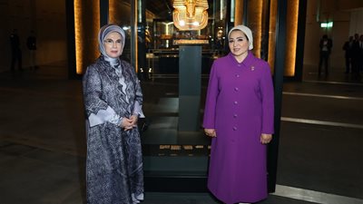 أمينة أردوغان تحتفي بلقائها مع السيدة الأولى لمصر انتصار السيسي