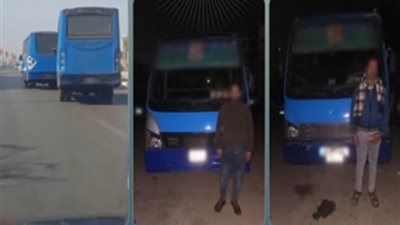 سباق أتوبيسات .. الداخلية تكشف لحظات الرعب للمواطنين بالقليوبية