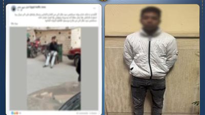 سايس برتبة بلطجي .. ضبط المتهم بعد فضحه بالسوشيالةميديا 