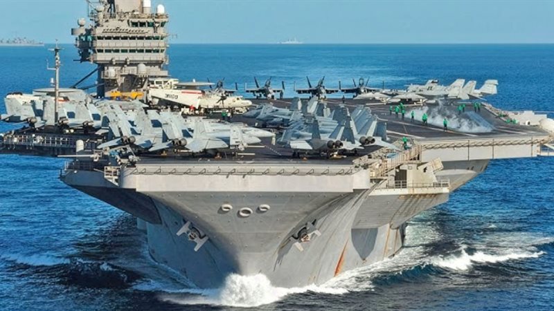 حاملة الطائرات الأمريكية