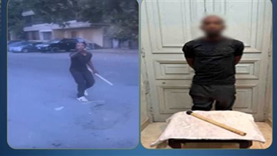 الداخلية تكشف حقيقية فيديو شخص يلوح بالشارع بعصا خشبية 