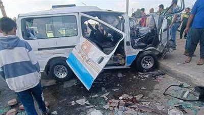 إحالة سائق الميكروباص المتهم بقتل 6 أشخاص وإصابة 40 آخرين الجنايات -خاص