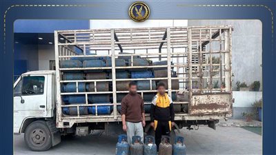 ضبط عصابة بيع اسطوانات البوتاجاز بالدقهلية