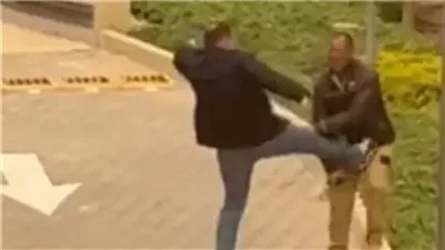 نهاية مشهد قاسي.. القصة الكاملة لحبس رجل أعمال بعد التعدي على فرد أمن التجمع