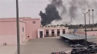 حريق بمحيط سوق الجملة بمدينة أكتوبر 