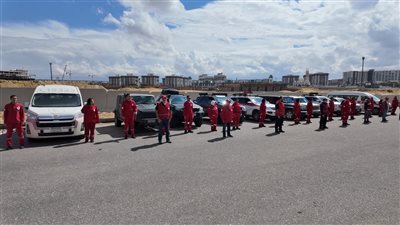 الهلال الأحمر ينتشر بفرق الاستجابة بالمحافظات لمواجهة آثار موجة الأمطار  