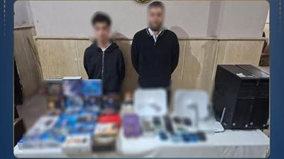 ضبط شخصين لإنشاء وإدارة شبكة بث تلفزيونى وسرقة ترددات 