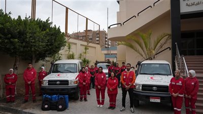 الهلال الأحمر يرفع درجة الاستعداد القصوى لمواجهة التقلبات الجوية