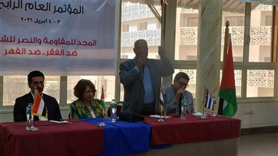 هيثم الحريري بمؤتمر التحالف الشعبي يؤكد على أهمية دور الإعلام الحزبي