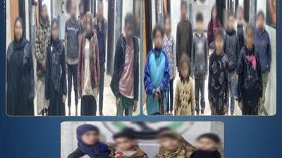 ضبط عصابة خمسه وخميسه للتسول في القاهرة والجيزة 