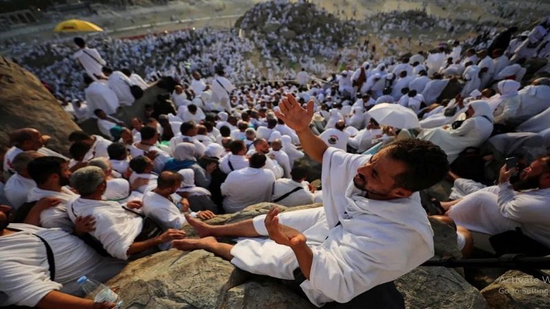 النزول من جبل عرفات