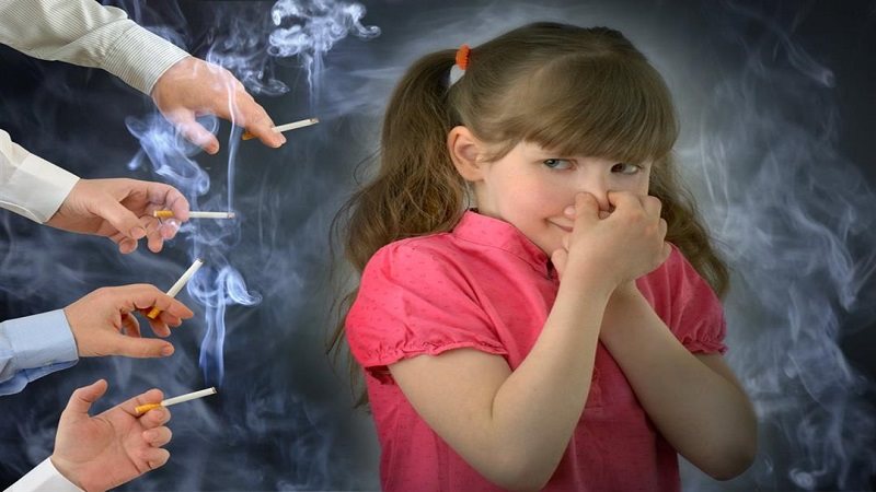 تناول الاطفال للتبغ