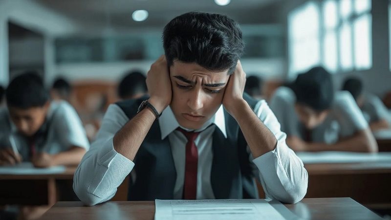 التوتر أثناء الامتحانات