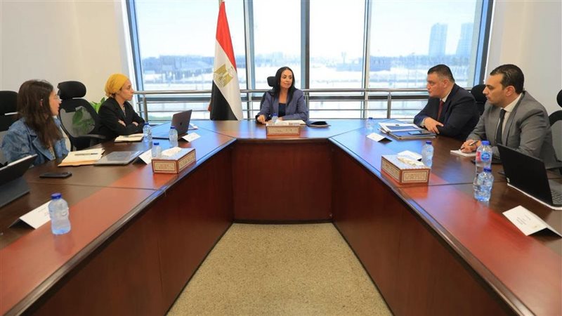 وزيرة التضامن خلال