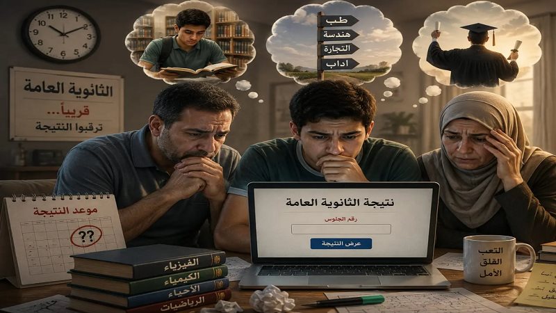 انتظار نتيجة الثانوية