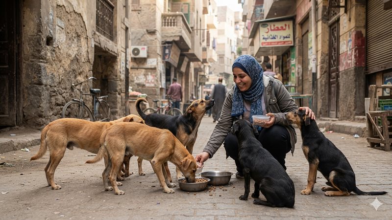 خطة التعامل مع الكلاب