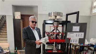 ماكينة تعبئة ذكية.. ابتكار طلابي بجامعة حلوان التكنولوجية