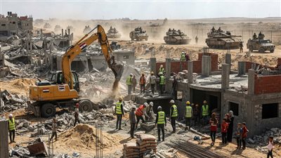خبير: توافر مصادر التمويل والبناء وانسحاب إسرائيل شروط تعافي غزة|فيديو