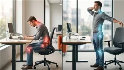 من بينها تدمير مفاصلك.. مخاطر الجلوس لفترات طويلة 