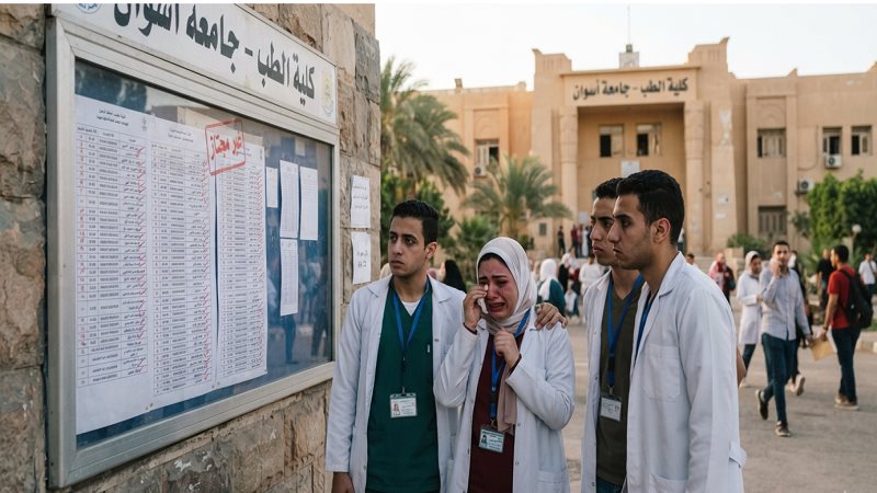 رسوب طلاب طب جامعة